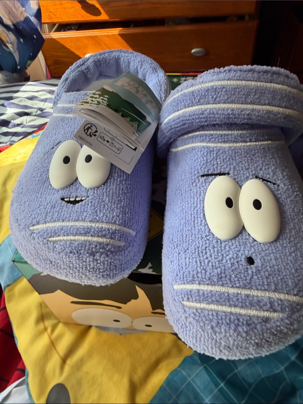 CROCS Men's Plush Lavender Character Clogs